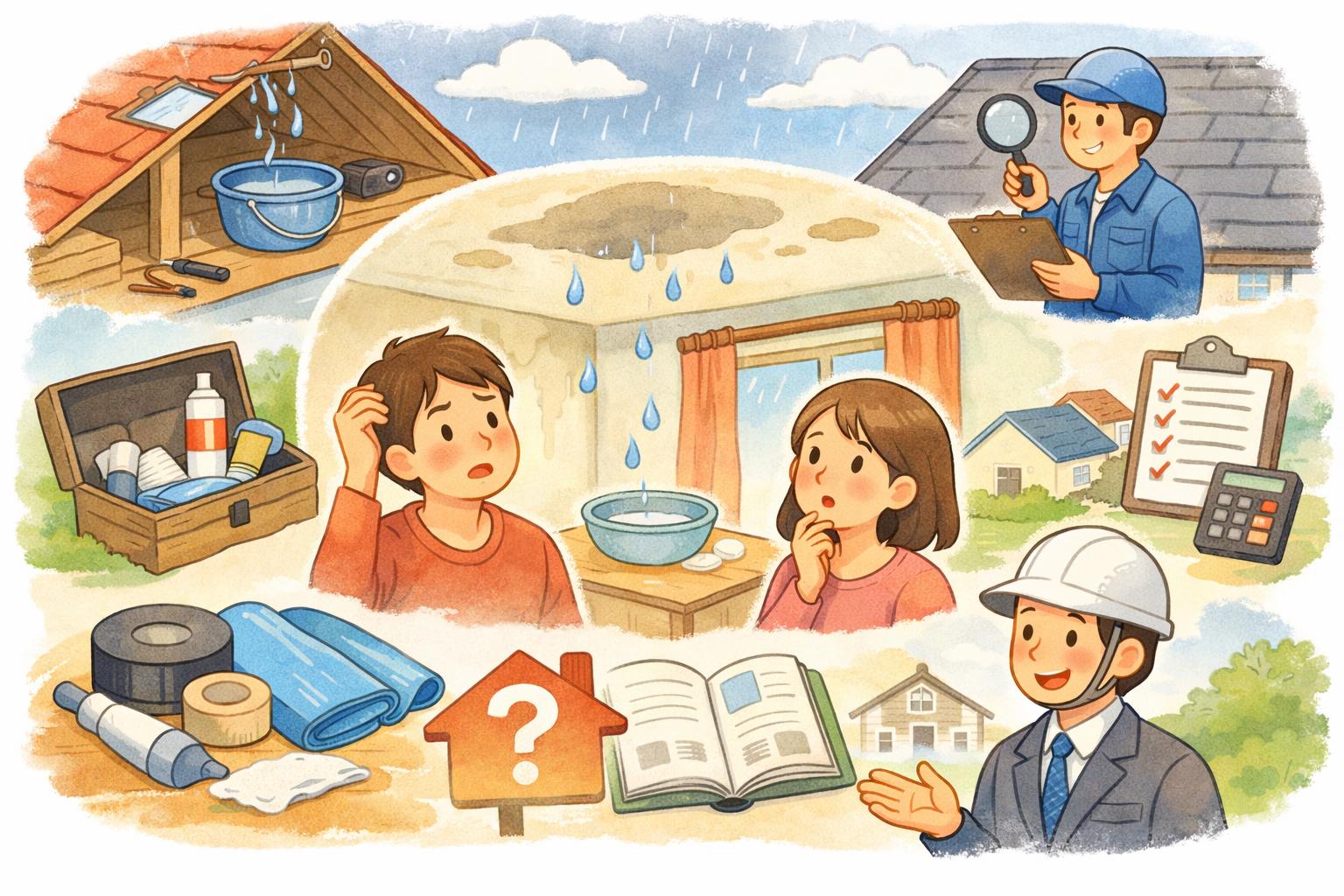 雨漏り調査・修繕 けんおうリノベーション